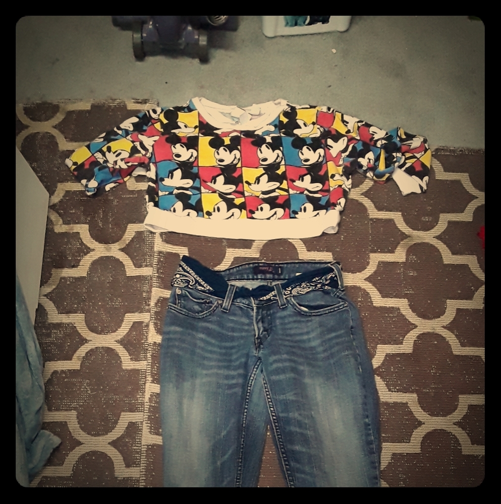 Pants,sweater, shoes